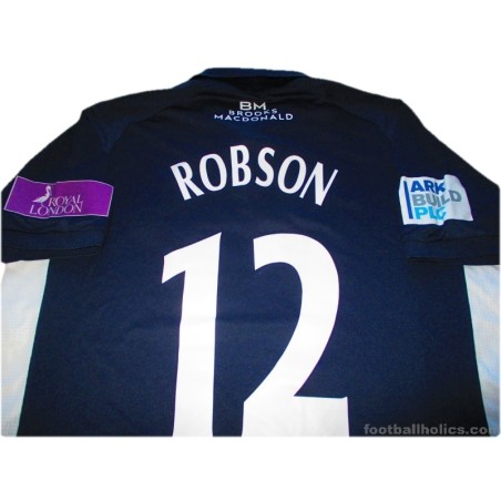 2017 Middlesex CCC Signed One-Day Cup Shirt Match Worn Robson #12