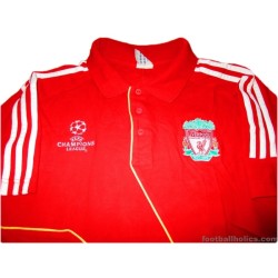 2009-10 Liverpool Adidas CL Polo T-Shirt