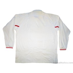 1999-01 England Rugby Pro Home L/S Shirt