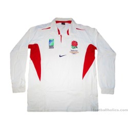 2003 England Rugby 'World Cup Champions' Home L/S Shirt