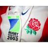 2003 England Rugby 'World Cup' Pro Home Shirt