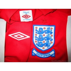 2010-11 England 'South Africa' Away Shirt