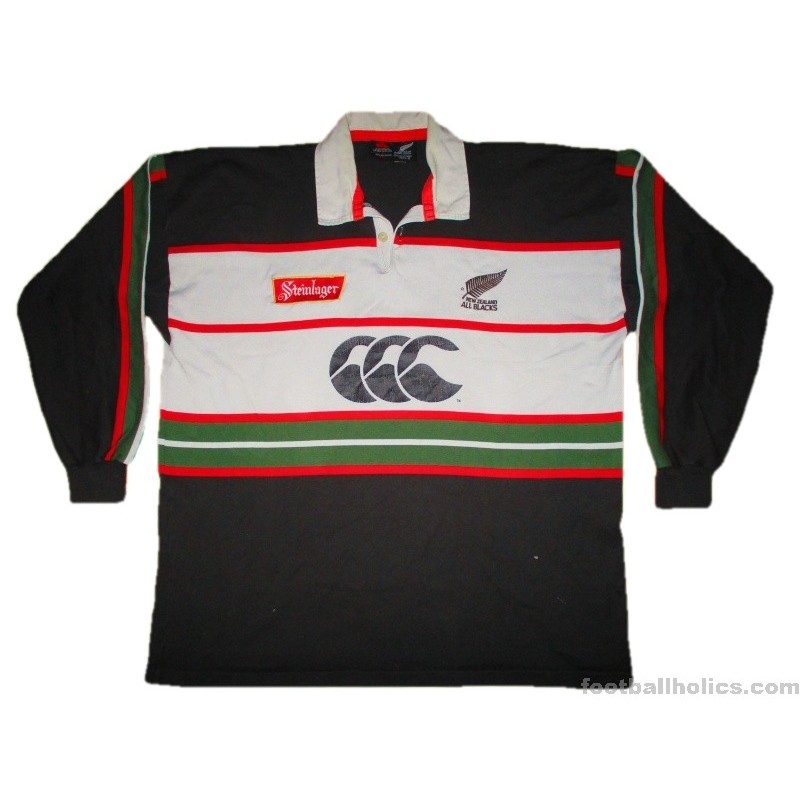 1994-98 New Zealand Rugby Canterbury Pro Training L/S Shirt