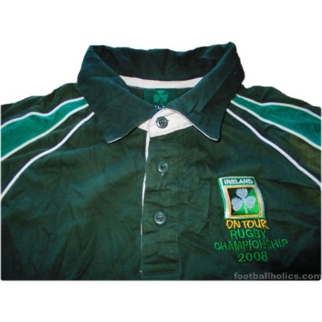 2008 Ireland Rugby Championship On Tour Shirt