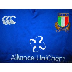 2000 Italy Rugby Pro Home Shirt