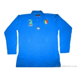2003 Italy Rugby 'World Cup' Pro Home L/S Shirt