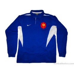 2003-05 France Rugby Pro Home L/S Shirt
