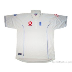 2005-08 England Cricket Test Shirt