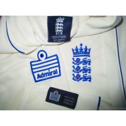 2005-08 England Cricket Test Shirt
