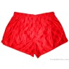 1980s Umbro Vintage Red Nylon Checkered Shorts