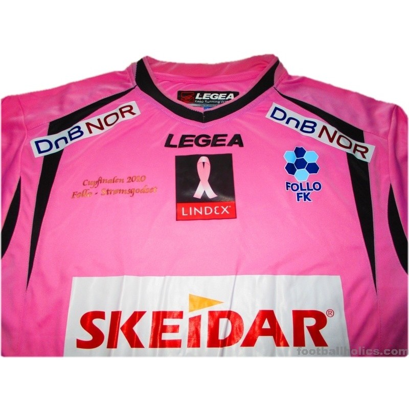 2010 Follo FK 'Cupfinalen' Player Issue Away L/S Shirt v Strømsgodset