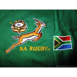 2004 South Africa Rugby Player Issue Home Techtex Shirt