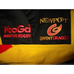 2006-07 Newport Gwent Dragons Rugby Pro Home Shirt