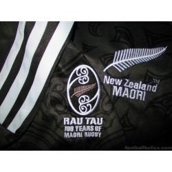 2010 Māori All Blacks 'Rau Tau 100 Years of Maori Rugby' Pro Home Shirt