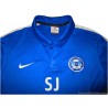 2016-17 Peterborough Nike Training Polo Shirt Staff Worn 'SJ'