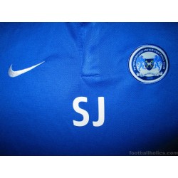 2016-17 Peterborough Nike Training Polo Shirt Staff Worn 'SJ'