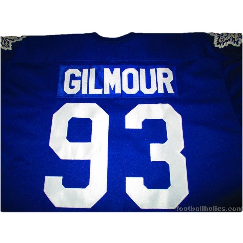 1994-97 Toronto Maple Leafs Match Issue Gilmour 93 Away Jersey