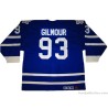 1994-97 Toronto Maple Leafs Away Jersey Match Issue Gilmour #93