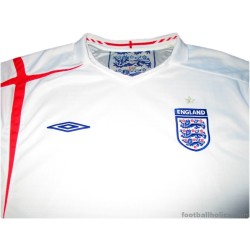 2005-07 England Umbro Home Shirt