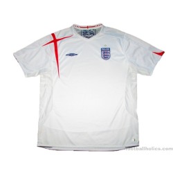 2005-07 England Umbro Home Shirt