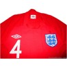 2010-11 England Umbro Away Shirt Gerrard #4