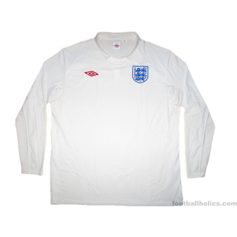 2009-10 England Umbro Home L/S Shirt