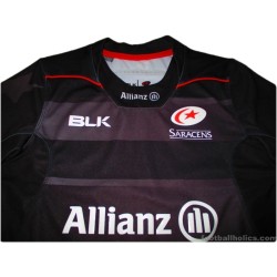 2016-17 Saracens Rugby BLK Pro Home Shirt