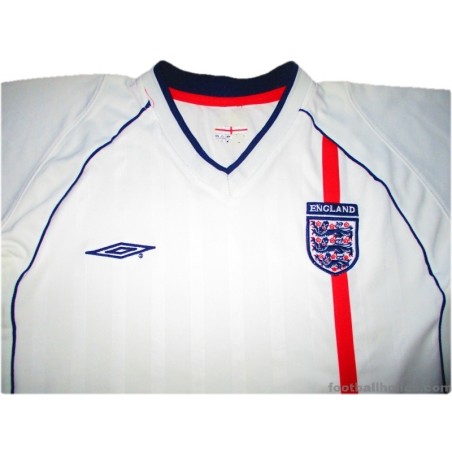 2001-03 England Umbro Home Shirt