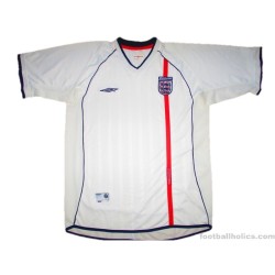 2001-03 England Umbro Home Shirt