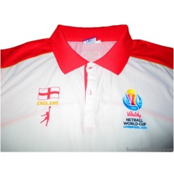 2019 England Netball 'World Cup' C2C Sport Polo Shirt
