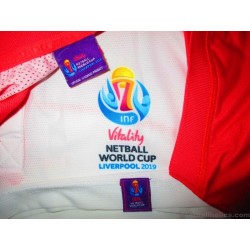 2019 England Netball 'World Cup' C2C Sport Polo Shirt