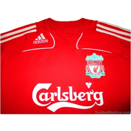 2008-09 Liverpool Adidas Training Sweat Top