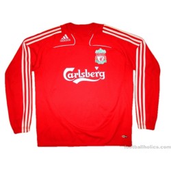 2008-09 Liverpool Adidas Training Sweat Top