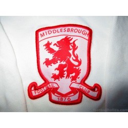 2015-16 Middlesbrough Official White Polo Shirt