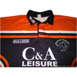 2005 Blackpool Panthers Rugby League Bulldog Home Shirt Match Worn #17
