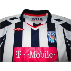 2007-08 West Brom Umbro Home Shirt