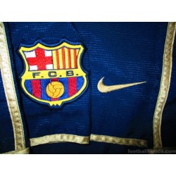 2001-03 Barcelona Nike Home Shorts