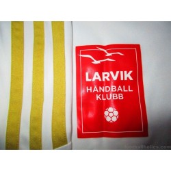 2014-15 Larvik HK Adidas Home Shirt Match Worn Hammerseng-Edin #10