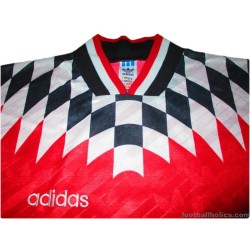 1994-96 Rot Weiß Merl Adidas Home Shirt Match Worn #6