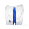 1980s Adidas Vintage 'Trefoil' White Nylon Shorts
