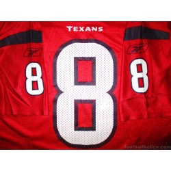 2007-11 Houston Texans Reebok Alternate Jersey Schaub #8