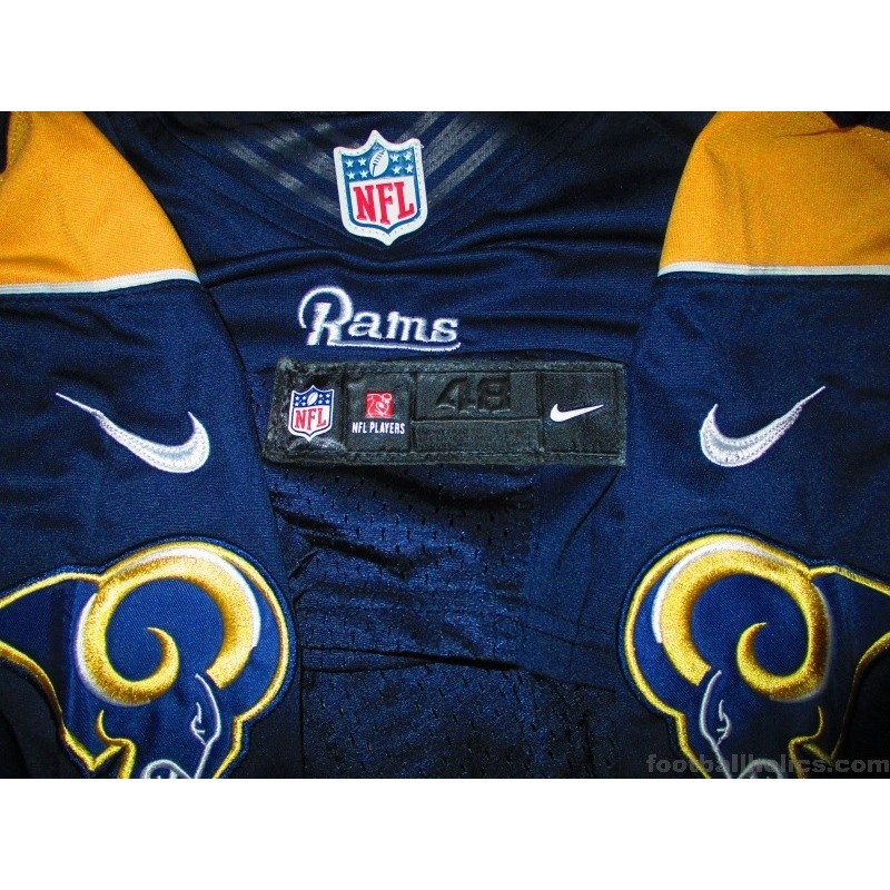 2016 NIKE NFL ON-FIELD JARED GOFF LOS ANGELES LA RAMS JERSEY BLUE