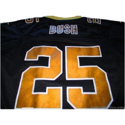 2006-10 New Orleans Saints Reebok Home Jersey Bush #25