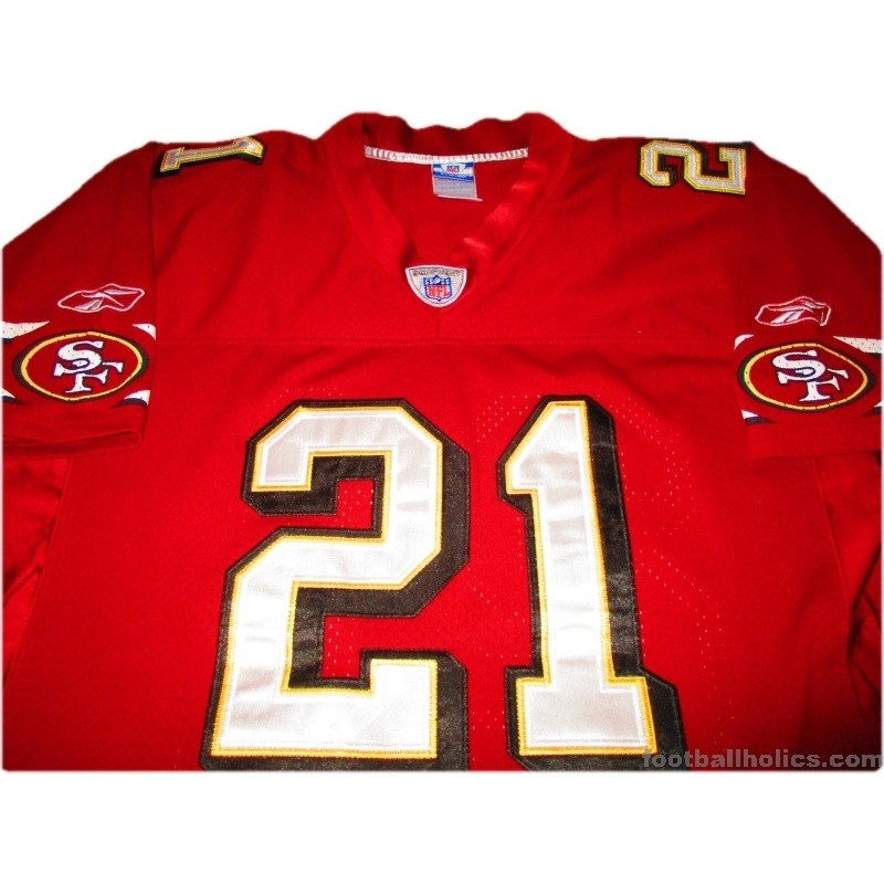 2008 SAN FRANCISCO 49ERS GORE #21 REEBOK ON FIELD JERSEY (HOME) S - Classic  American Sports