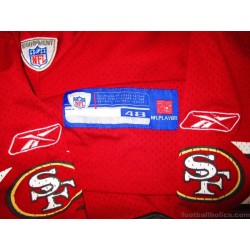 2005-08 San Francisco 49ers Reebok Home Jersey Gore #21
