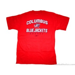 2008-09 Columbus Blue Jackets Hockey Reebok Shirt