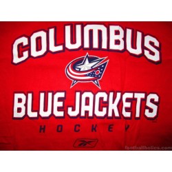 2008-09 Columbus Blue Jackets Hockey Reebok Shirt