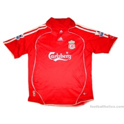 2006-08 Liverpool Adidas Home Shirt Riise #6