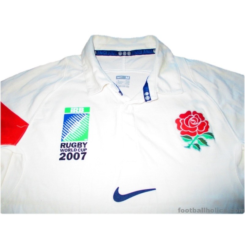 2007 England Rugby 'World Cup' Nike Polo Shirt