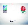 2003 England Rugby 'World Cup' Nike Home L/S Shirt